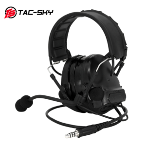 Tac-Sky Auriculares Comtac III (Almohadillas de Silicona) - Negro