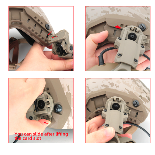 Tac-Sky ARC Helmet Mount Adapter - FDE Tac-Sky ARC Helmet Mount Adapter - FDE