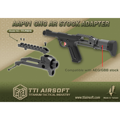 TTI AAP01 Adaptador Culata AR - Negro