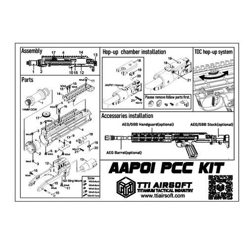 TTI AAP01 AR Stock Adapter - Black