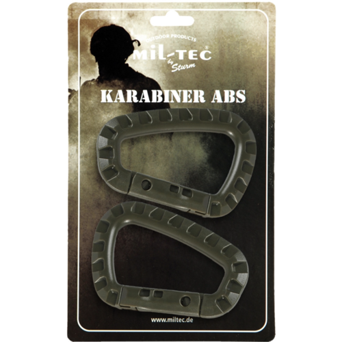 Mil-tec x2 ABS Carabiner - OD