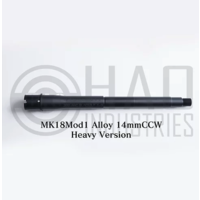 Cañón Externo de Aleación MK18Mod1 USGI 10.5" 14mmCCW para Systema - Negro