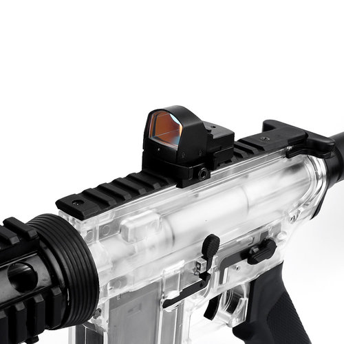  UUQ Mira Airsoft Red Dot para Rifle - 1X22mm 3 MOA 11 Brillo  Reflex Alcance con Montaje Elevador de 1 para Cowitness con Miras de  Hierro. Esta óptica es adecuada para