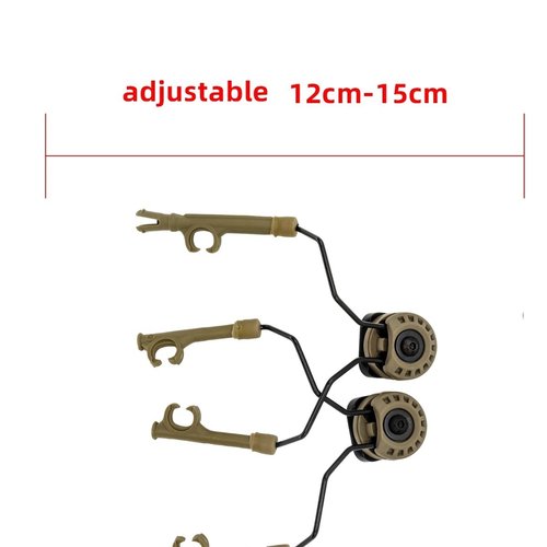 Tac-Sky Acople para Rail de Casco ARC COMTAC Mark - FDE Tac-Sky Acople para Rail de Casco ARC COMTAC Mark - FDE
