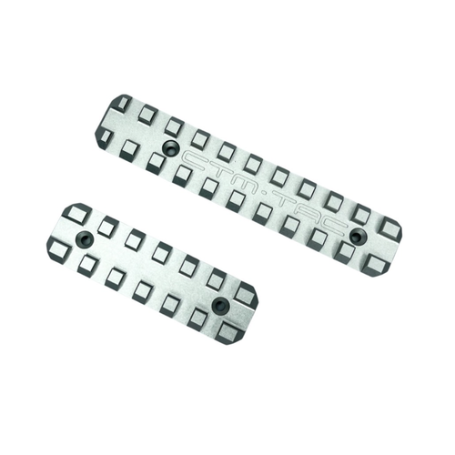 CTM CNC Upper & Lower Picatinny Rail Set for AAP-01 - Silver