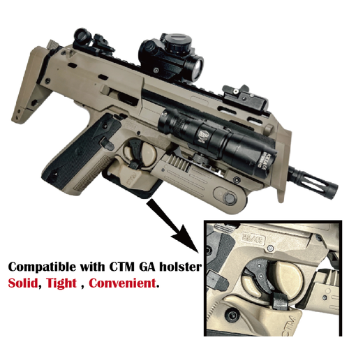 CTM AP7-SUB Kit SMG para AAP-01 - Negro