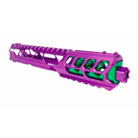 Upper FUKU-2 para AAP01 - Violeta/Verde - Versión Larga con Cortes
