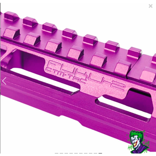 CTM AAP-01 FUKU-2 CNC Upper Set - Violet/Green- Long Cutout Version