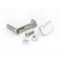 Retén de Corredera de Acero Inoxidable con Thumbrest para Hi-capa 5.1 y 4.3 - Plateado