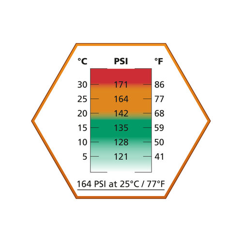 ASG Ultrair Orange Power Gas (164 PSI) No Silicone