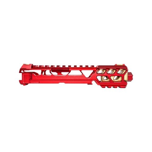 CTM Upper FUKU-2 para AAP01 - Rojo/Dorado - Versión Corta con Cortes