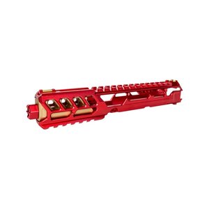 CTM Upper FUKU-2 para AAP01 - Rojo/Oro - Versión Larga con Cortes