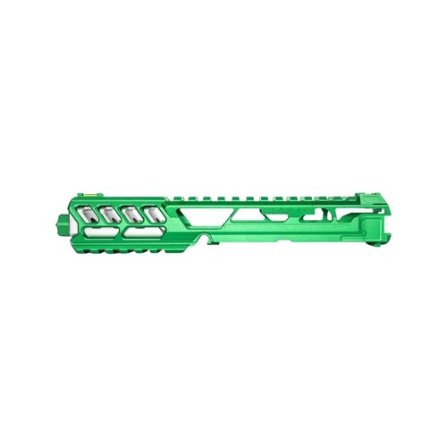 CTM Upper FUKU-2 para AAP01 - Verde/Plata - Versión Larga con Cortes