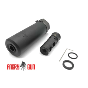 AngryGun Socom 556 Mini Dummy Suppressor - Black