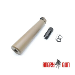 AngryGun Socom762 Dummy QD Suppressor CCW - FDE