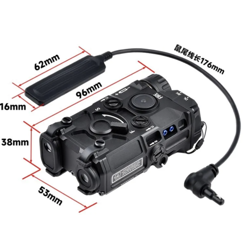 WADSN ET OGL Red, IR Laser & Light Aluminium - DE