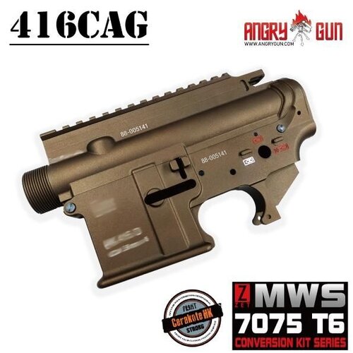 AngryGun Kit Conversión 416 CAG Rail 10,5" para Tokyo Marui MWS - FDE