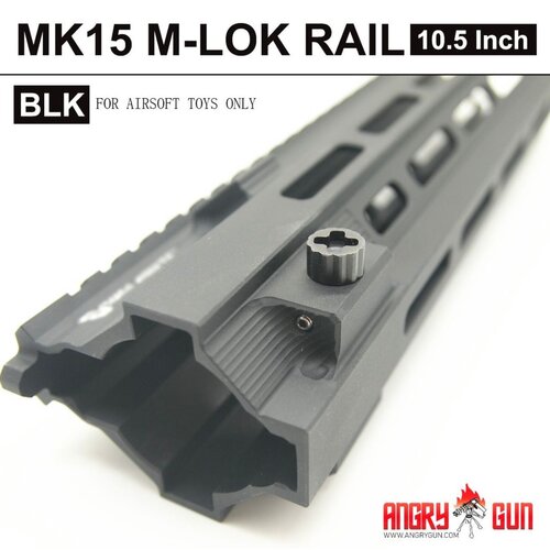 AngryGun Rail Super Modular HK416 M-Lok -10.5" (Version Umarex/VFC) - Negro