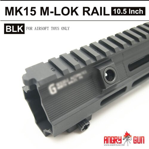 AngryGun HK416 Super Modular Rail M-Lok - 10.5" (Marui NGRS) - Black