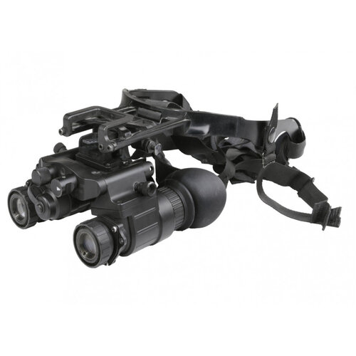 AGM NVG-50 NL1 – Binocular/Gafas de Visión Nocturna Doble tubo FOV de 51º con Gen 2+ "Nivel 1", P43- Fósforo Verde IIT.