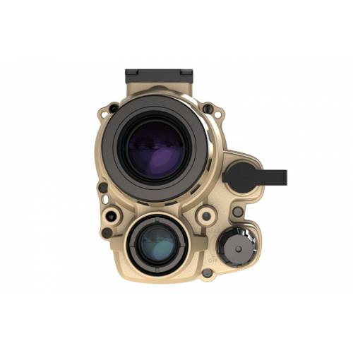 AGM F14-AP – Fusion Tactical Monocular, Thermal 640x512 (50 Hz) Channel Fused with Advanced Performance Photonis FOM 1800-2300 Auto-Gated Gen 2+ (ECHO), P43-Green Phosphor IIT