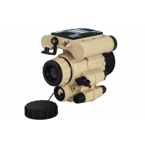 AGM F14-APW – Fusion Tactical Monocular, Thermal 640x512 (50 Hz) Channel Fused with Advanced Performance Photonis FOM 1800-2300 Auto-Gated Gen 2+ (ECHO), P45-White Phosphor IIT