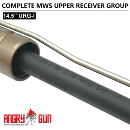 AngryGun 14.5" CNC complete URG-I Upper Receiver Group - TM MWS