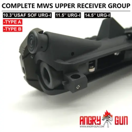 AngryGun 14.5" CNC complete URG-I Upper Receiver Group - TM MWS