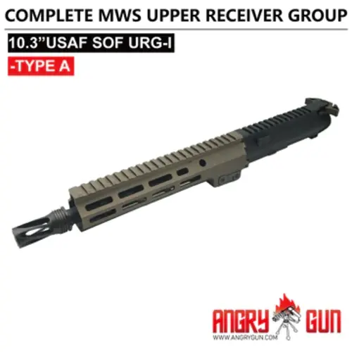 AngryGun 10.3" USAF SOF CNC complete URG-I Upper Receiver Group - TM MWS - Type A