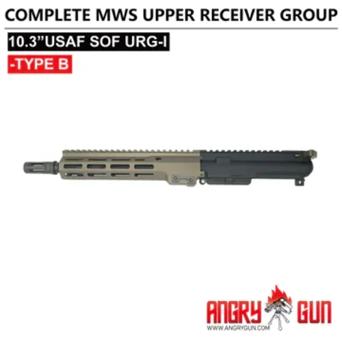 AngryGun Upper Completo URG-I USAF SOF 10,3" CNC - TM MWS  - Tipo B