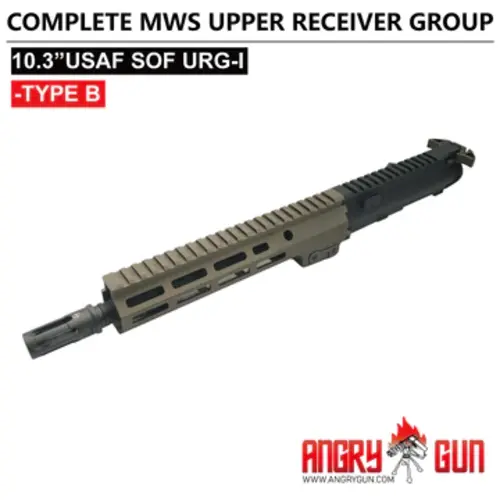 AngryGun 10.3" USAF SOF CNC complete URG-I Upper Receiver Group - TM MWS - Type B