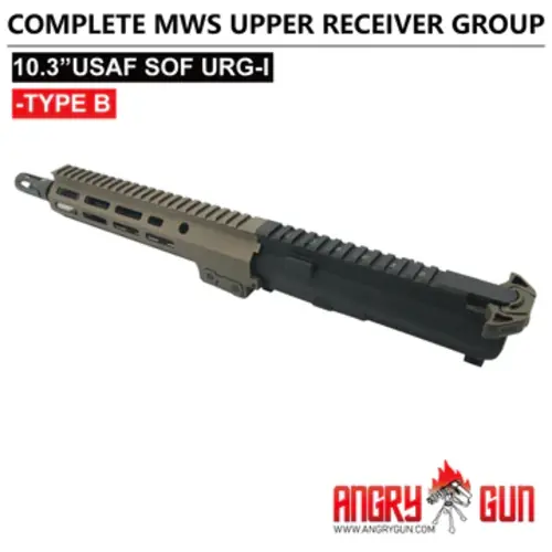 AngryGun 10.3" USAF SOF CNC complete URG-I Upper Receiver Group - TM MWS - Type B