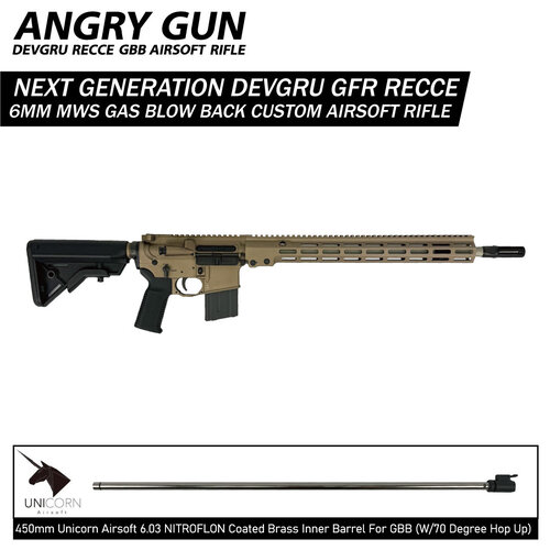 AngryGun Rifle DEVGRU Recce Custom GBB - Versión Hard Kick