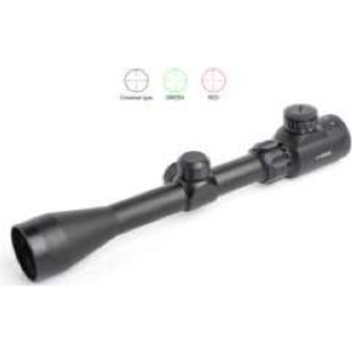 Aim-O Tactical Scope 3-9X40E-SF(Red/Green Reticle) - Black