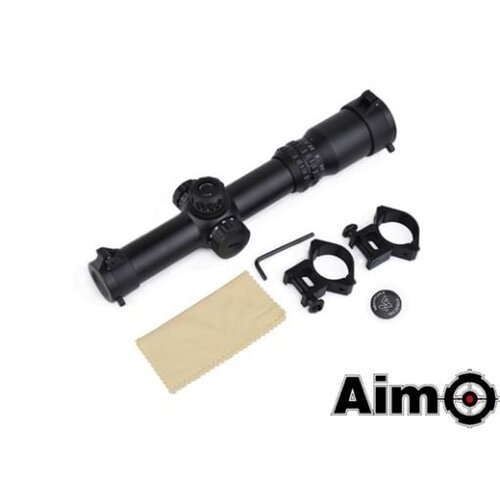 Aim-O Mira Telescópica Short Dot 1-4x24 -Negro