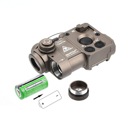 WADSN PERST-4 Combined device Gen.3.0 (Green & IR Laser) - FDE (with Logo)