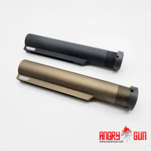 AngryGun Culata Mil-Spec G-Style 6 Posiciones - MWS - Negro