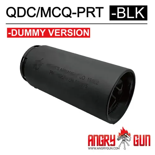 AngryGun Silenciador Dummy QDC/MCQ-PRT - Negro