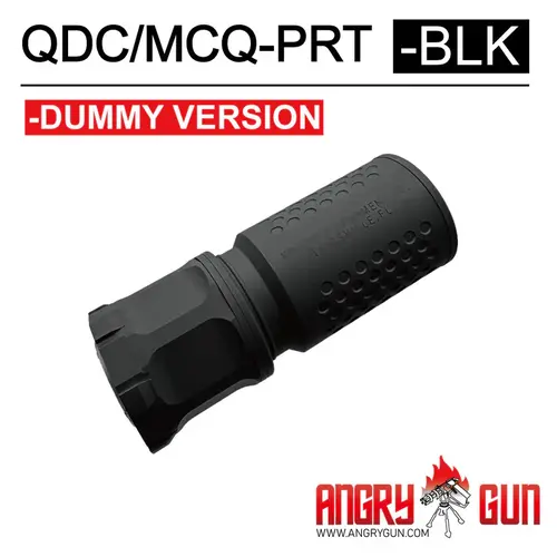 AngryGun QDC/MCQ-PRT Suppressor Dummy Version - Black