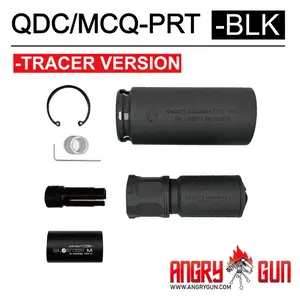 AngryGun QDC/MCQ-PRT Suppressor Tracer Version - Black