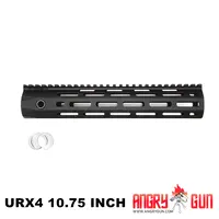 Rail URX-4 M-Lock 10.75 inch -  Negro AEG, MWS, GBB & PTW