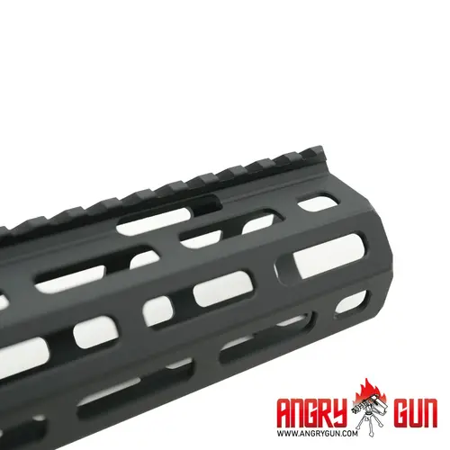 AngryGun Rail URX-6 M-Lock 12.75 inch -  Negro AEG, MWS, GBB & PTW