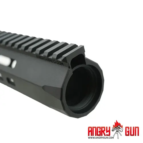 AngryGun Rail URX-6 M-Lock 12.75 inch -  Negro AEG, MWS, GBB & PTW