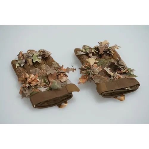 STALKER Crafted Ghillie Gloves Brown Oak - L