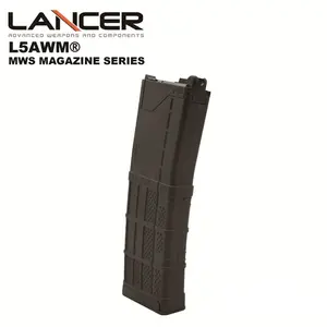 AngryGun EMG Lancer Systems Licensed L5AWM v2 Mws Magazine - Black