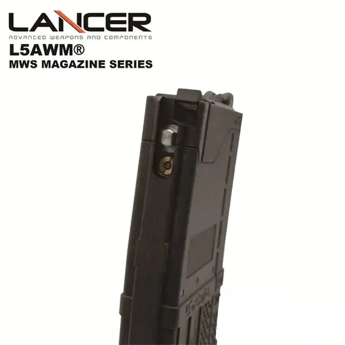 AngryGun Cargador MWS v2 Licenciado L5AWM EMG Sistema Lancer - Negro