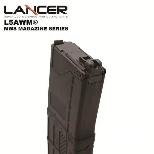 AngryGun Cargador MWS v2 Licenciado L5AWM EMG Sistema Lancer - Negro