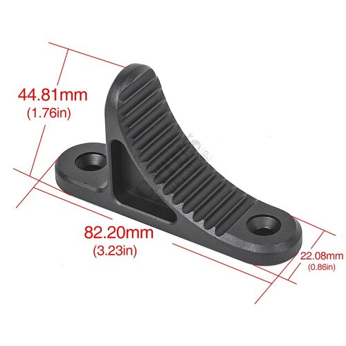 Metal B5  Systems Grip Stop with LOGO (Black)
