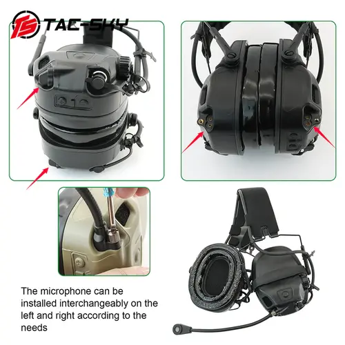 Tac-Sky AMP Headset - Black