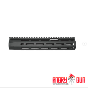 AngryGun Rail URX-6 M-Lock 10.5 -  Negro AEG, MWS, GBB & PTW